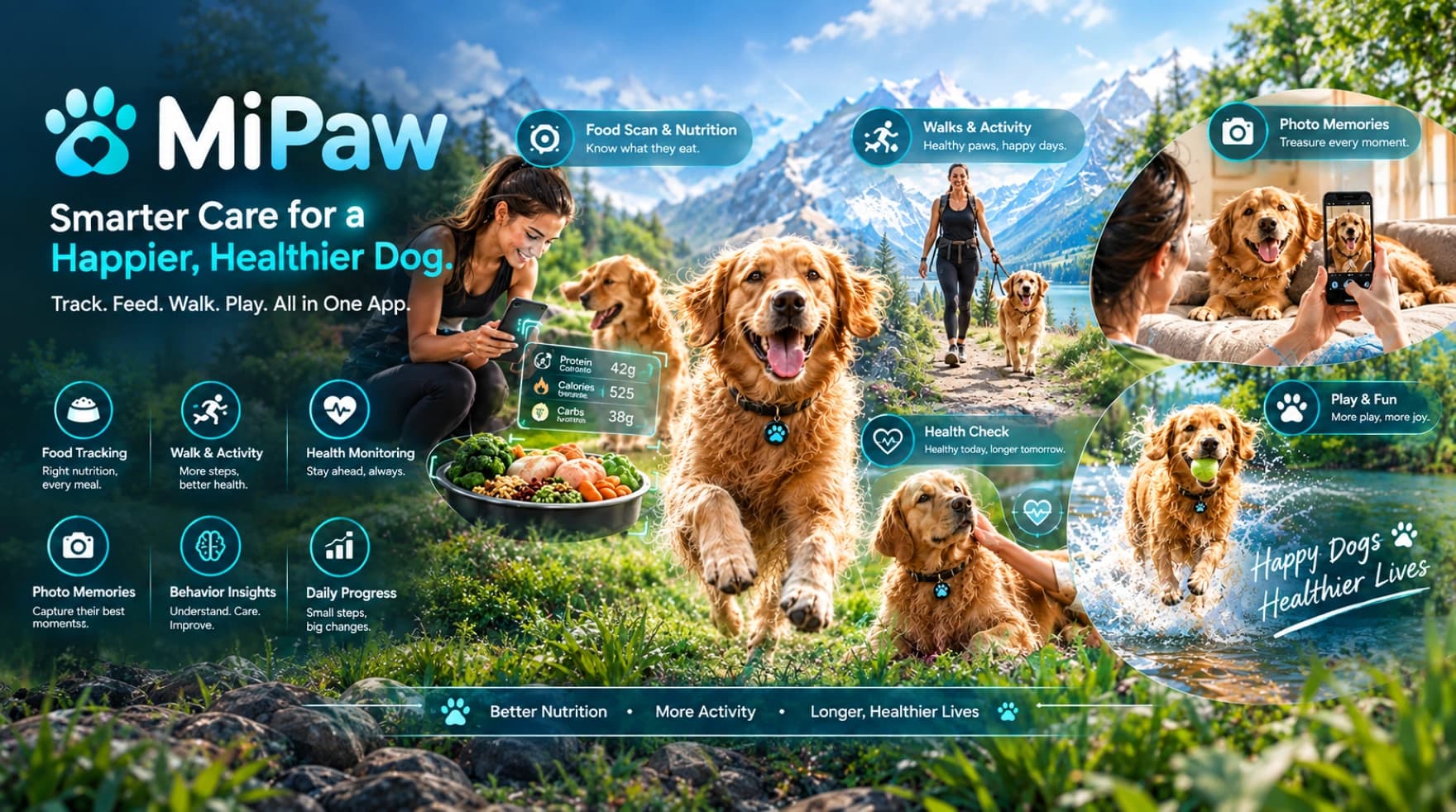 MiPaw feature showcase