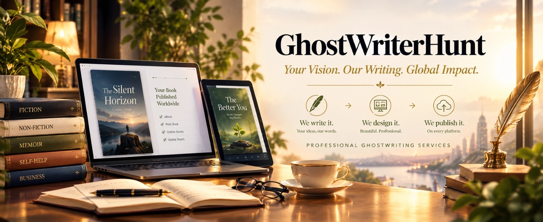 GhostWriterHunt, Ghostwriting & Digital Publishing